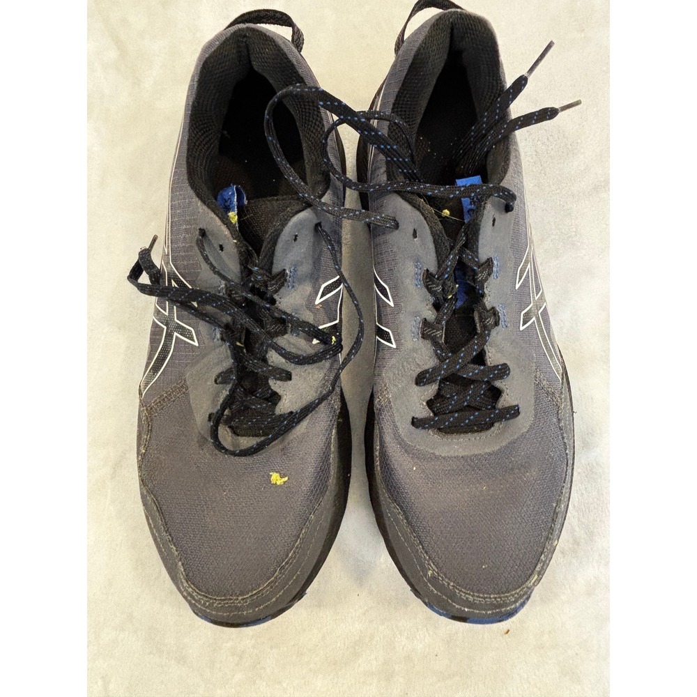 Asics Gel-Venture 10 Mens Trail Running Shoes Grey Black Blue 1011B967 Size 10.5